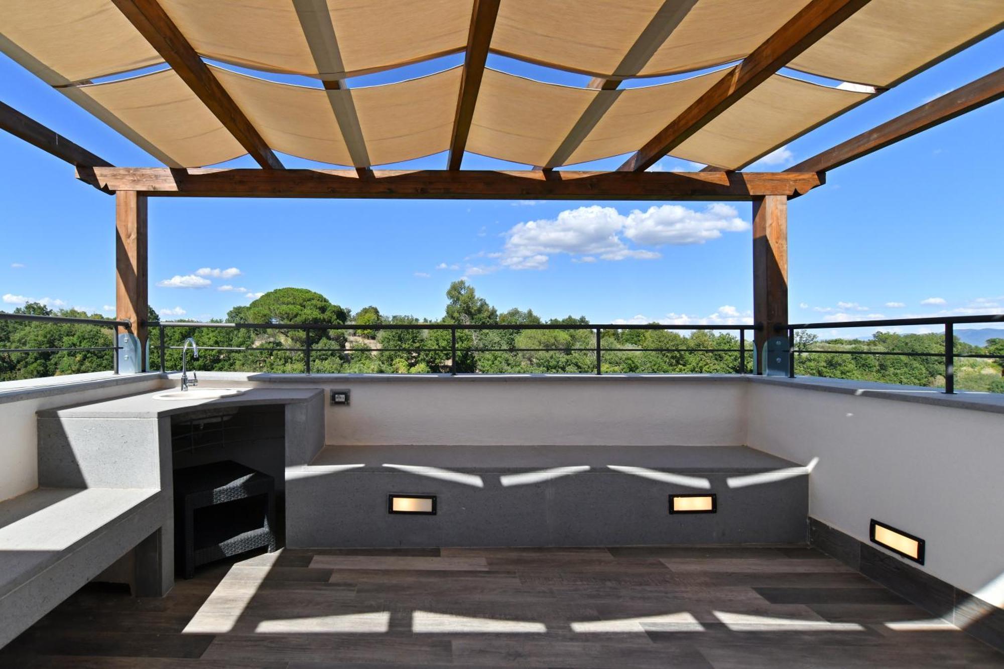 Epic Rooftop Terrace Overlooking Civita Valley Bagnoregio Eksteriør bilde